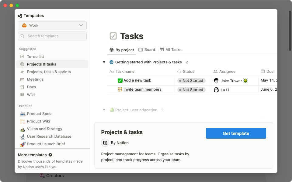 Customizable Templates